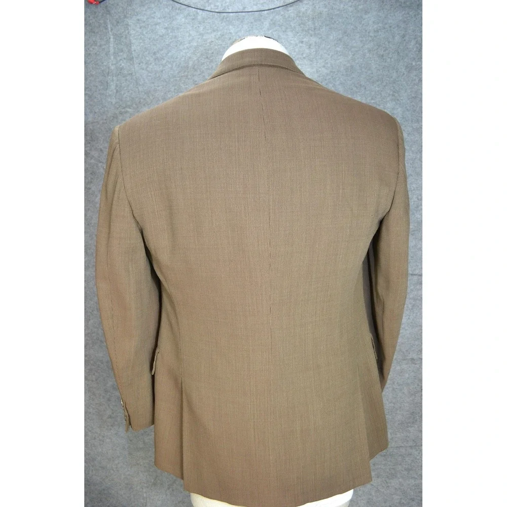 VTG Polo Ralph Lauren‎ Blazer Mens 41 Brown Wool Blend Sport Coat Jacket USA